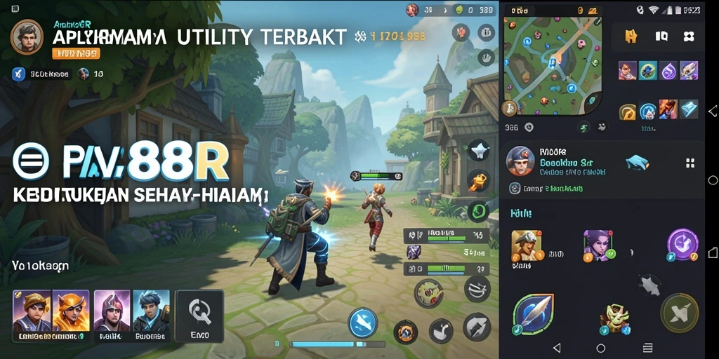 Tampilan antarmuka pengguna 888R yang modern dan intuitif.