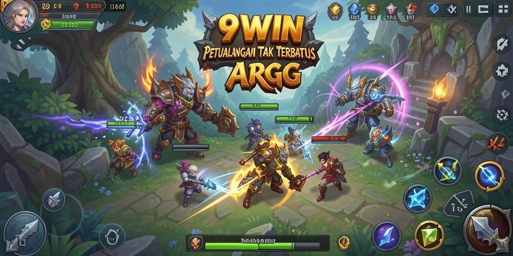 Tampilan gameplay seru dan mendebarkan dari 9WIN di dunia ARPG.