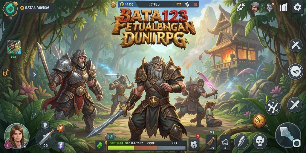 Tangkapan layar gameplay BATA123 menunjukkan aksi pertempuran yang mendebarkan.