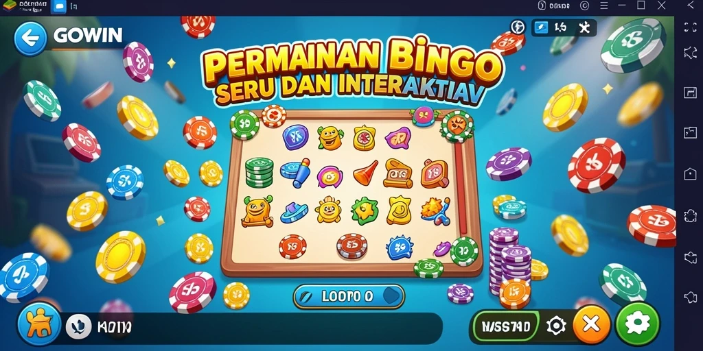Screenshot gameplay GOWIN menampilkan keseruan bermain Bingo.