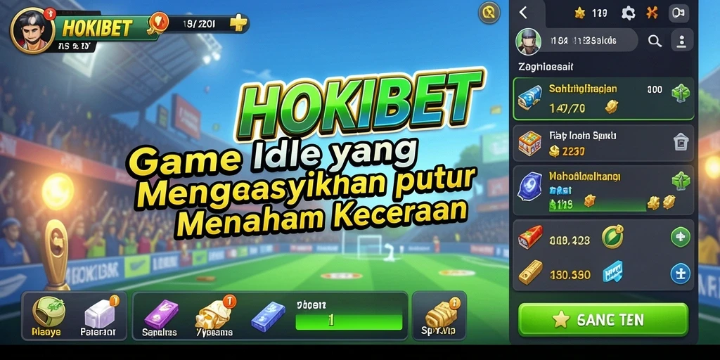 Screenshot gameplay HOKIBET menampilkan aksi Idle yang seru dan menyenangkan.