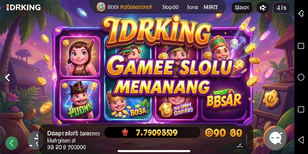 Screenshot IDRKING menampilkan gameplay Slot yang menyenangkan dan seru.