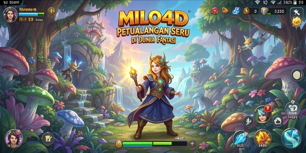 Screenshot gameplay menunjukkan aksi petualangan yang mendebarkan.