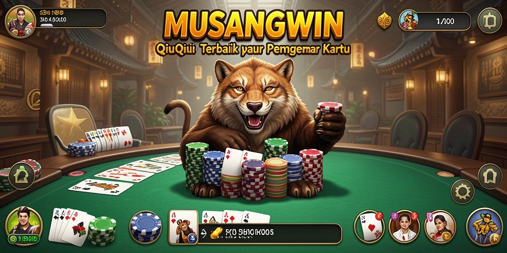 Tampilan gameplay QiuQiu yang seru dan interaktif.