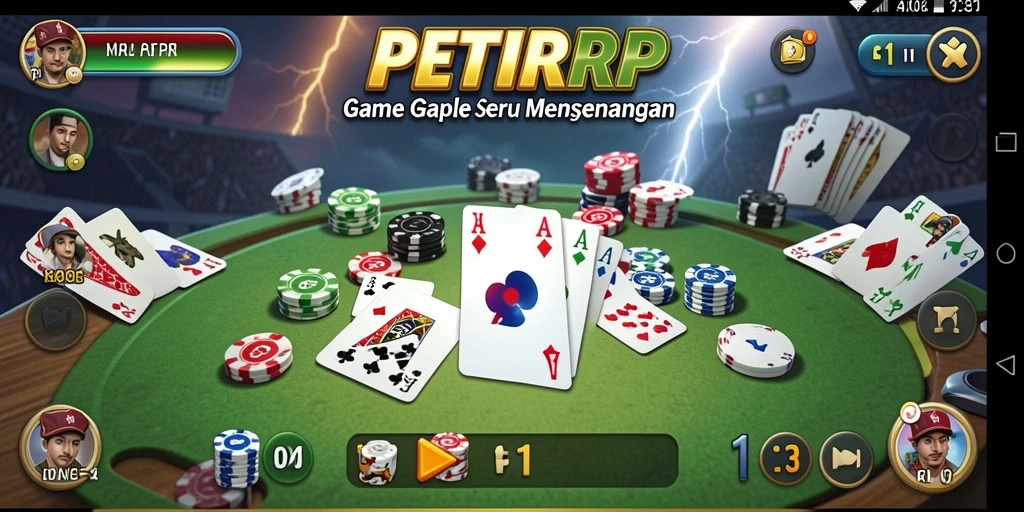 Tampilan gameplay menarik dari PETIRRP, dengan grafis cerah dan seru.