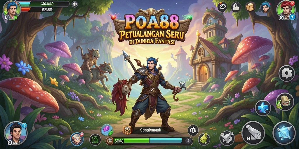 Tangkapan layar utama POA88 menampilkan aksi petualangan yang mendebarkan.