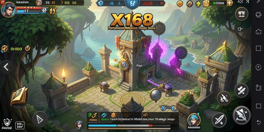 Tampilan gameplay seru dalam X168 yang menarik perhatian.